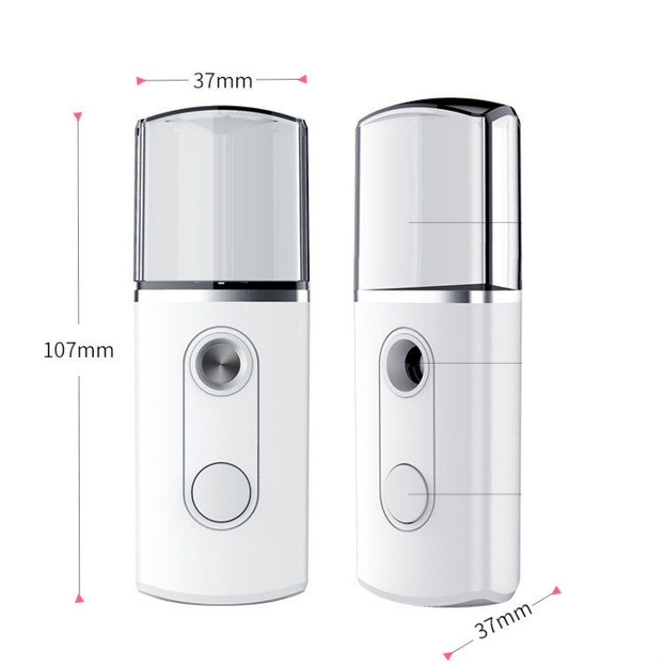 USB Charge Water Meter Moisture Meter Disinfection Automatic Alcohol Sprayer(White)