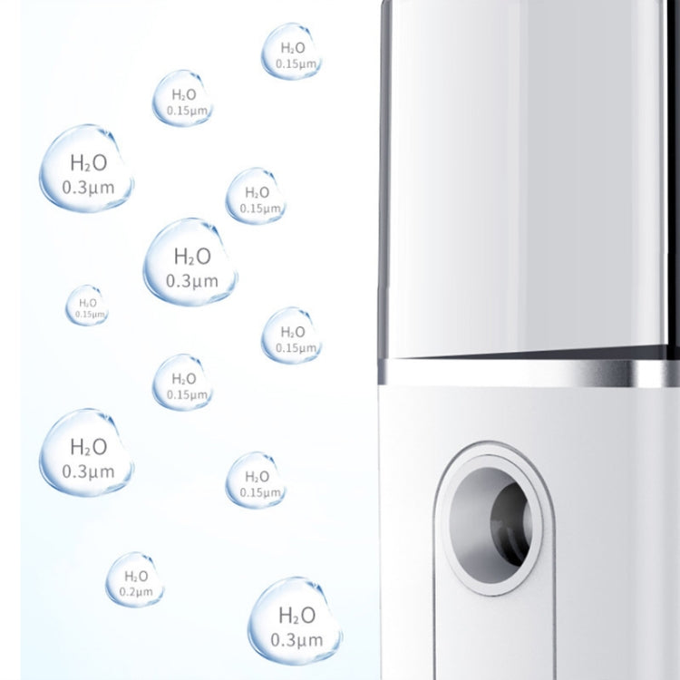 USB Charge Water Meter Moisture Meter Disinfection Automatic Alcohol Sprayer(White)