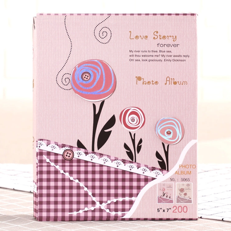 7 inch 200 Sheets Family And Children Growth Commemorative Album Interstitial Photo Album