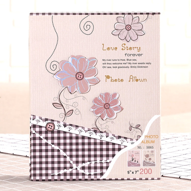 7 inch 200 Sheets Family And Children Growth Commemorative Album Interstitial Photo Album