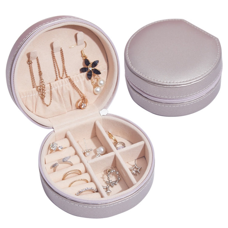 SH789-12 PU Leather Simple Jewelry Storage Box