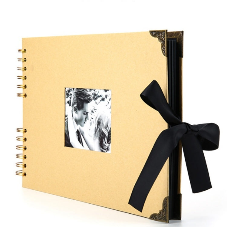 2 PCS DIY Hand-Adhesive Horizontal Photo Album Specification: Green