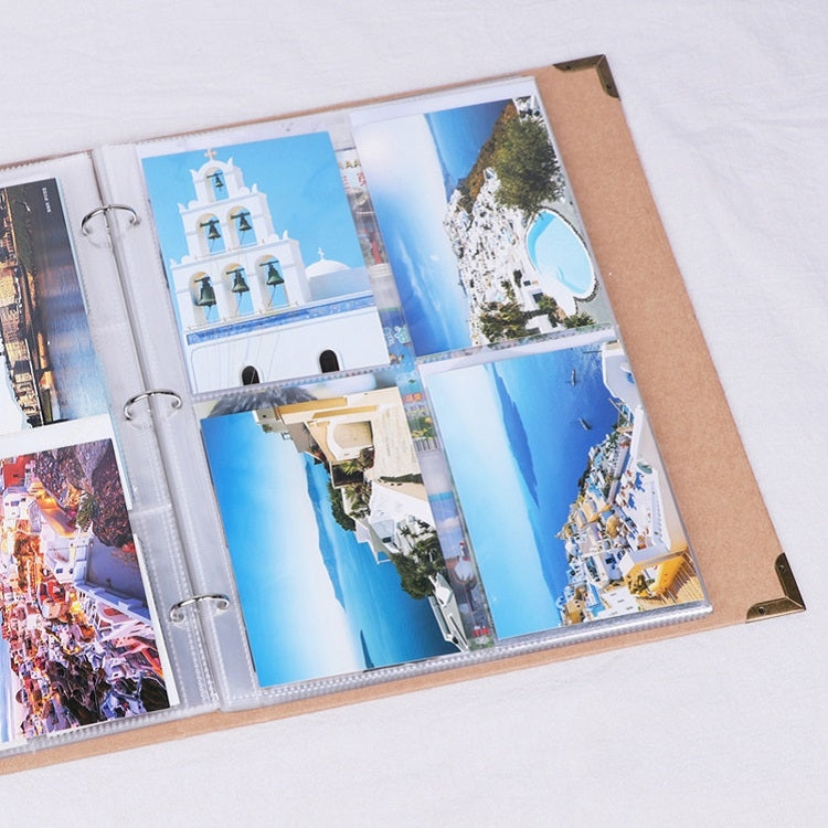 Party Birthday Gift Classmate Album Kraft Paper Cover Photo Album Book, Specification: 10 A4 White Cards + 10 A4 Pockets(Brown Blank)