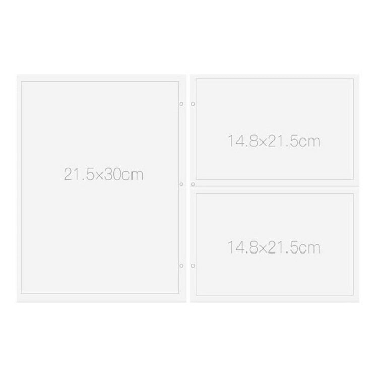 Party Birthday Gift Classmate Album Kraft Paper Cover Photo Album Book, Specification: 20 A4 White Cards + 20 A4 Pockets(Brown Blank)