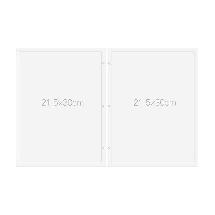 Party Birthday Gift Classmate Album Kraft Paper Cover Photo Album Book, Specification: 20 A4 White Cards + 20 A4 Pockets(Brown Blank)