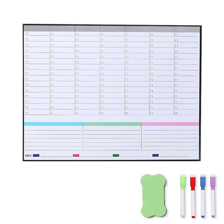 2 PCS Family Daily/Weekly/Monthly Schedule Refrigerator Magnet