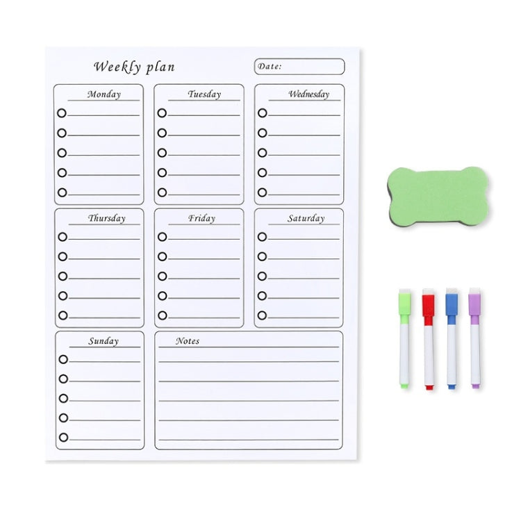 2 PCS Family Daily/Weekly/Monthly Schedule Refrigerator Magnet