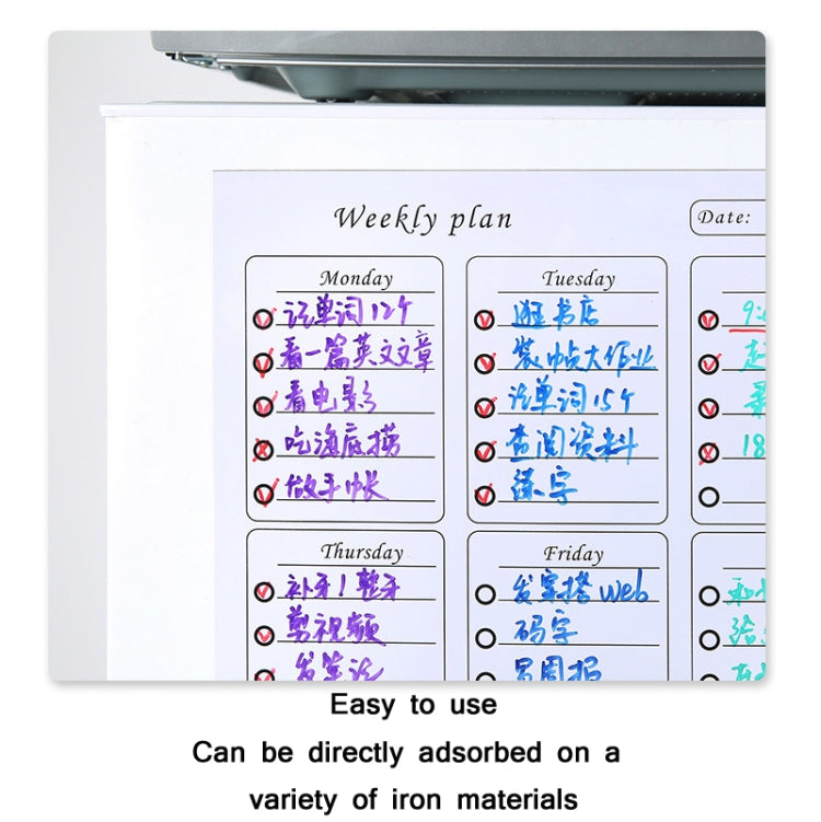 2 PCS Family Daily/Weekly/Monthly Schedule Refrigerator Magnet
