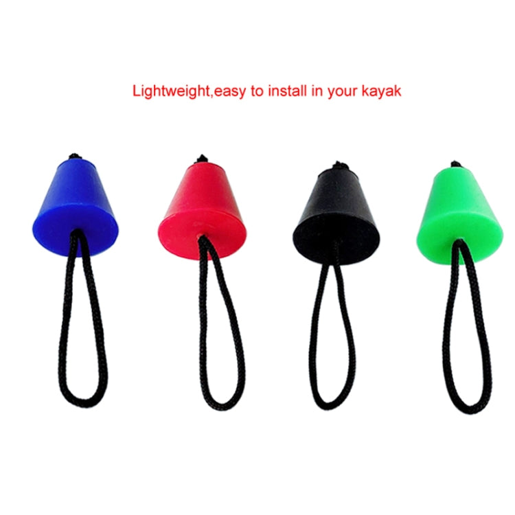 10 PCS Silicone Water Stopper Drain Hole Valve For Kayaking Canoe Assault Boat, Random Color Delivery