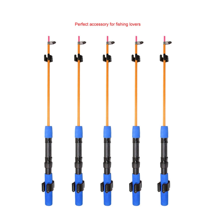 20 PCS Nylon Wall-Mounted Fishing Rod Holder Fishing Rod Plastic Display Storage Bracket 17mm