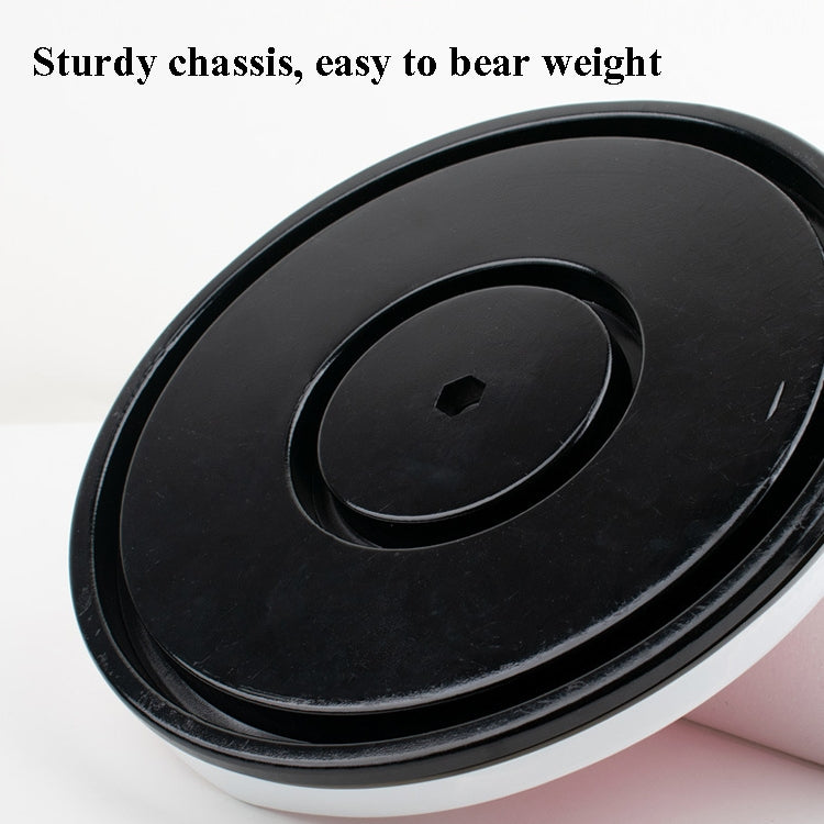 Home Fitness Bear Shape Twisting Machine Abdomen Massage Turntable Magnet Sports Twisting Disk With Counting Display(Pink White)