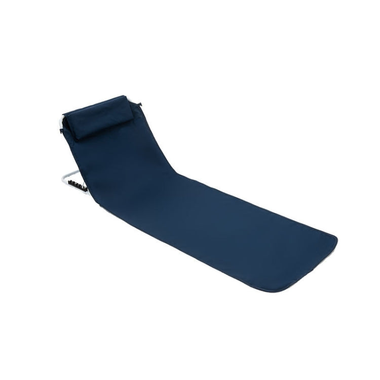 Outdoor Portable Folding Sitting And Reclining Dual-Purpose Chair Fishing Chair Outdoor Camping Recliner Lunch Break Chair, Spec: Single Layer Oxford Cloth (Tibetan)