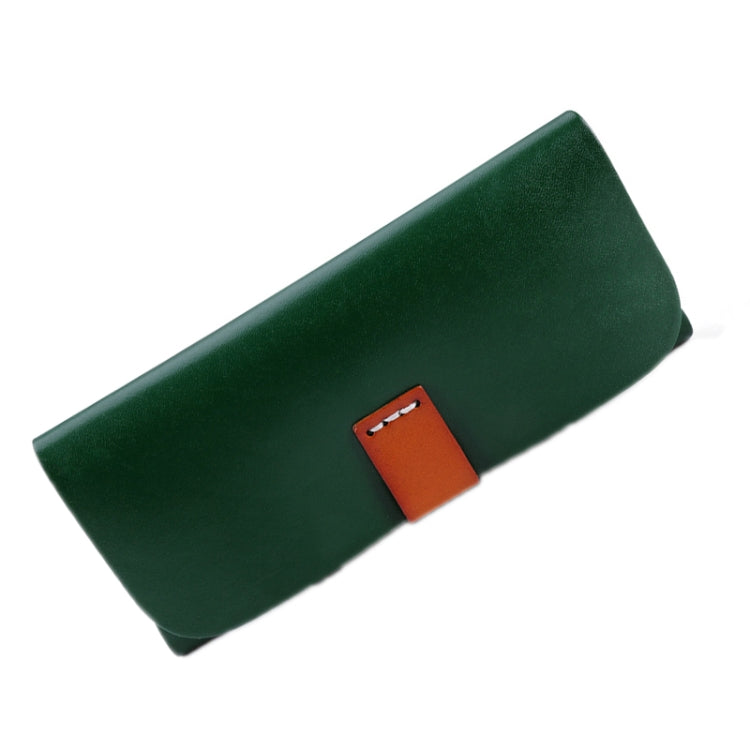 K064 Multifunctional Vegetable Tanned Leather Glasses Storage Box
