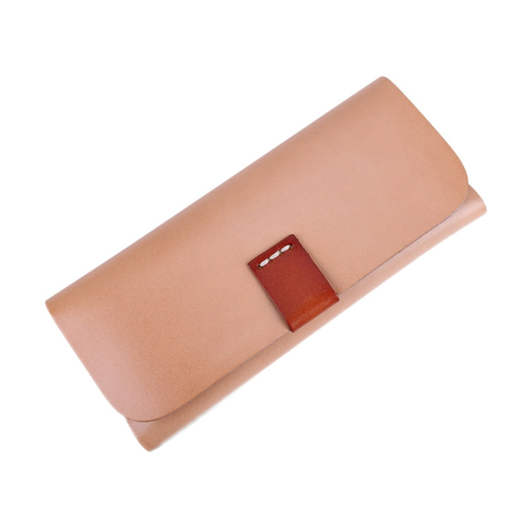K064 Multifunctional Vegetable Tanned Leather Glasses Storage Box