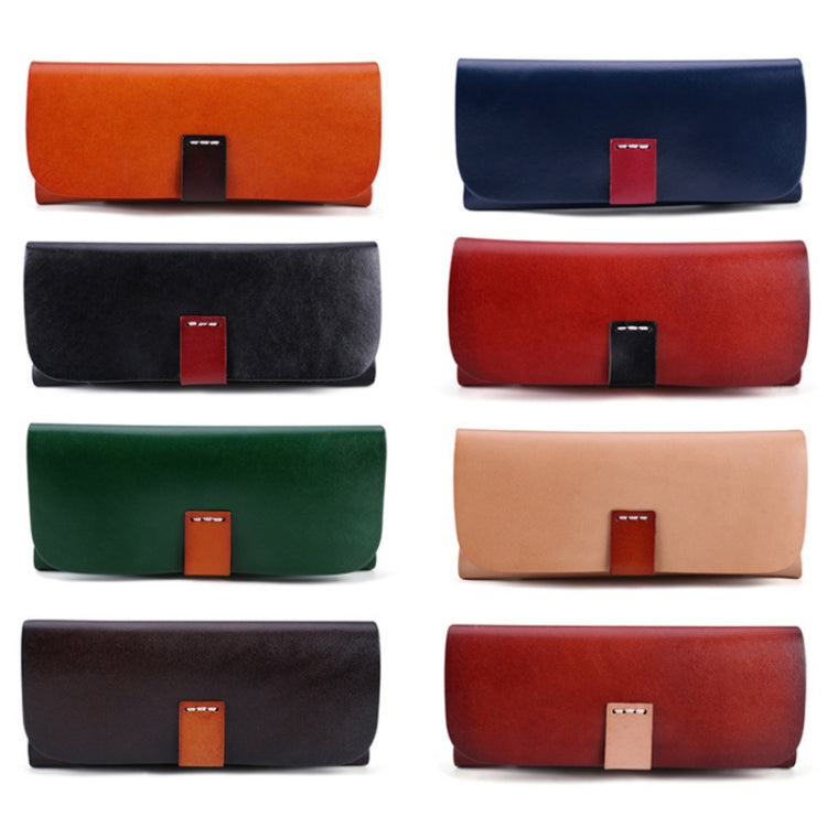 K064 Multifunctional Vegetable Tanned Leather Glasses Storage Box