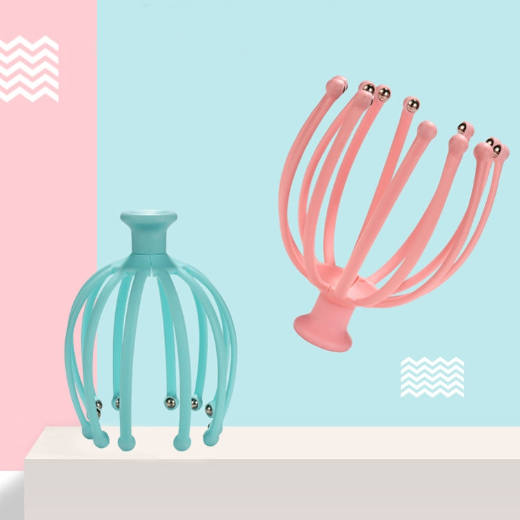 2 PCS 12 Claw Head Massager Octopus Rotating Ball Relaxing Massager