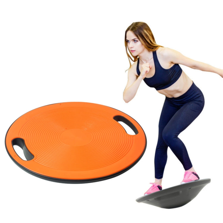 Balance Board Yoga Prone Fitness Twisting Board Exercise Training Non-Slip Balance Board with Hand Grasping Hole
