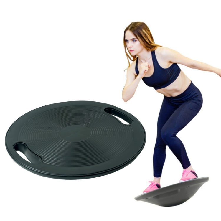 Balance Board Yoga Prone Fitness Twisting Board Exercise Training Non-Slip Balance Board with Hand Grasping Hole