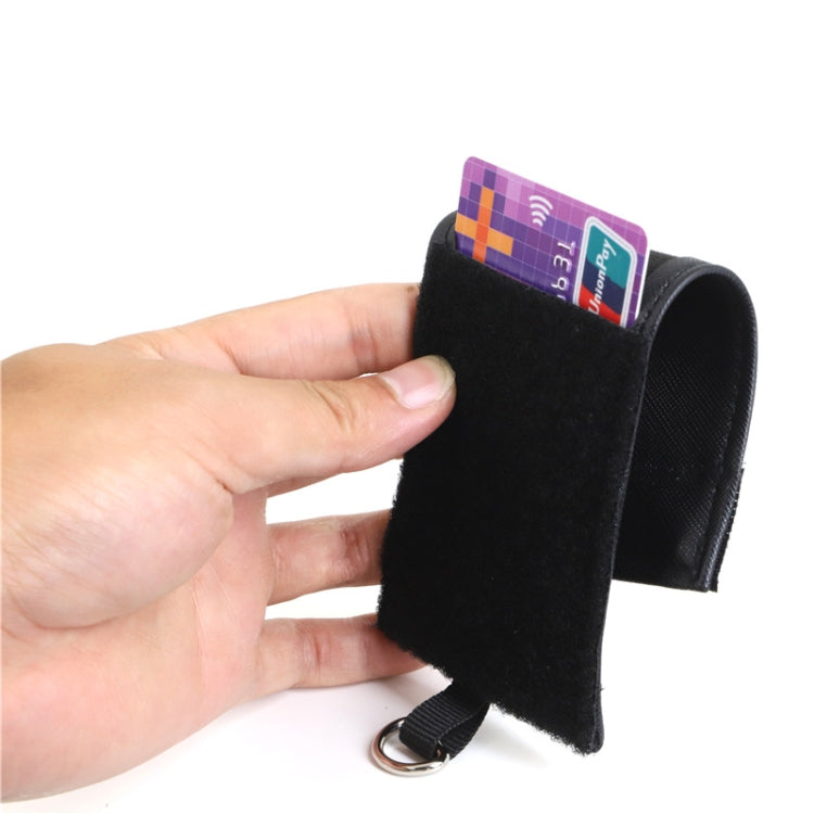 2 PCS Kzsn-01 Keychain Storage Bag Portable Mask Storage Bag(Black)