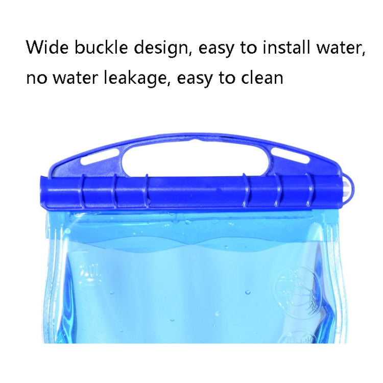 FT2085 Outdoor Folding Drinking Water Bag Portable Mountaineering Water Feeds, Size: 3L(Blue)