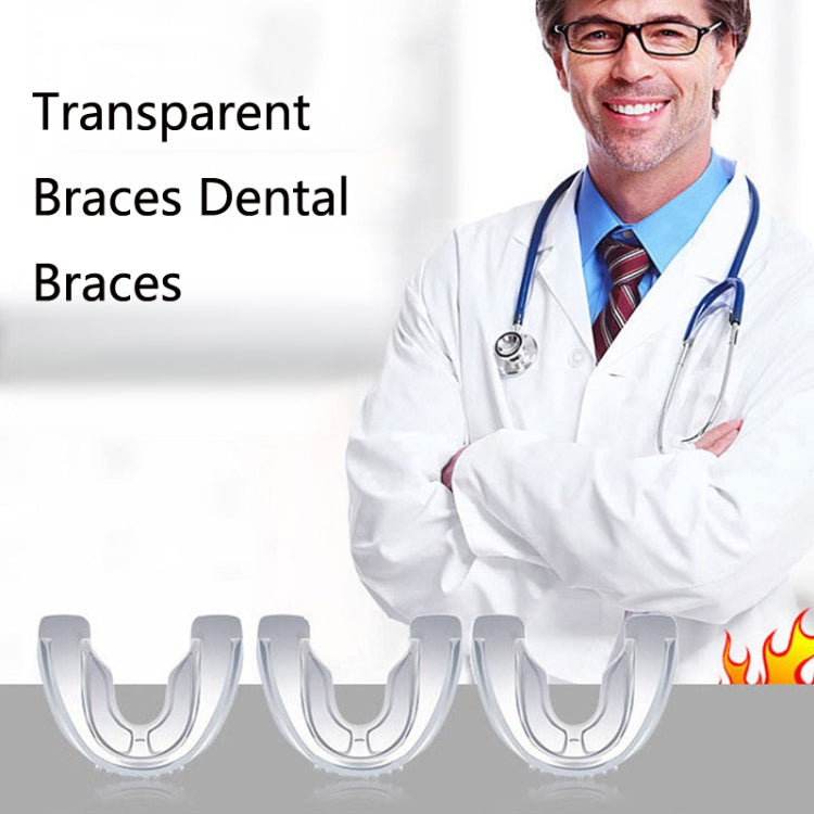 2 PCS Transparent Braces Dental Braces Boxing Sports Mouth Guard Braces