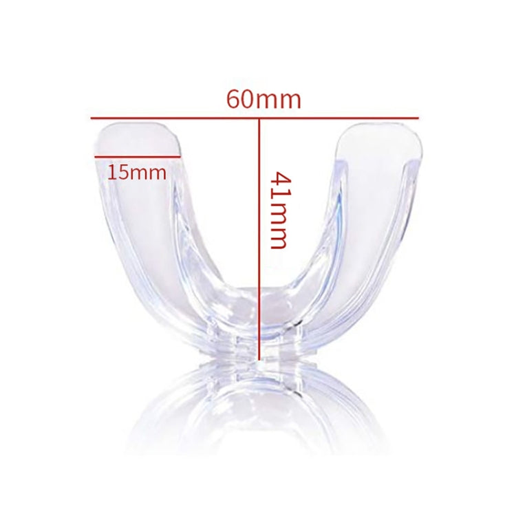 2 PCS Transparent Braces Dental Braces Boxing Sports Mouth Guard Braces