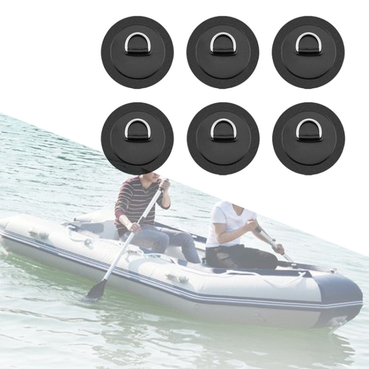 6 In 1 Canoe Kayak PVC Patch + D Ring Buckle + Elastic Rope + Paddle Rope Set