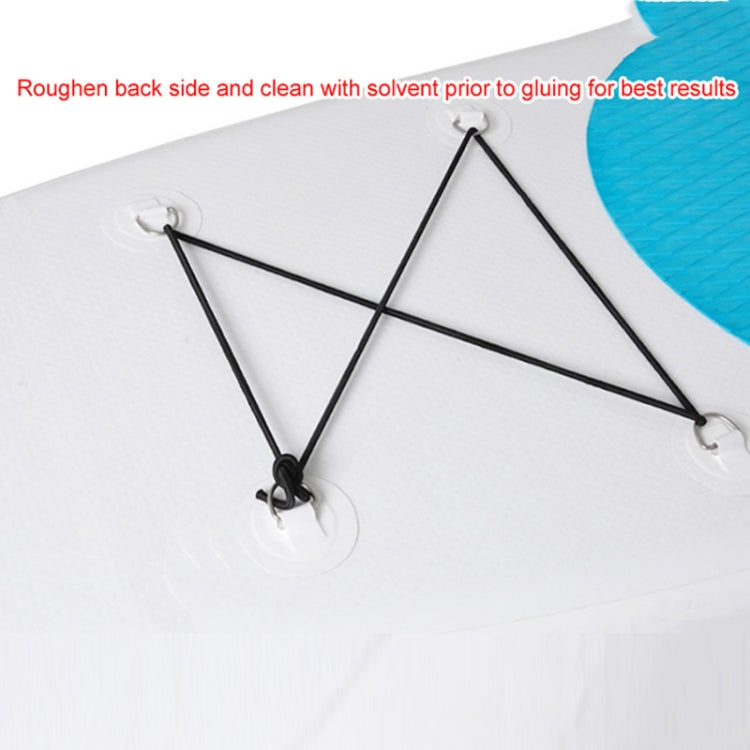 6 In 1 Canoe Kayak PVC Patch + D Ring Buckle + Elastic Rope + Paddle Rope Set