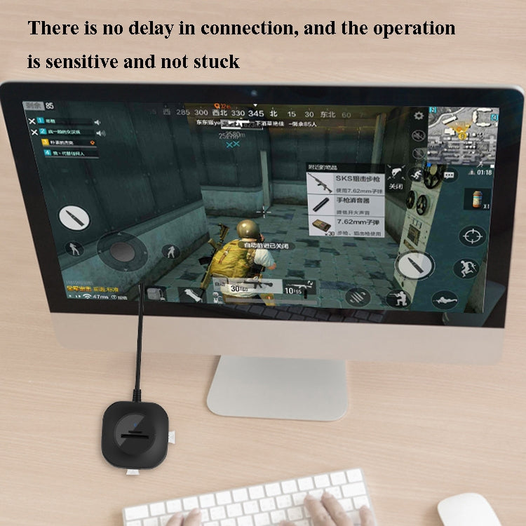 H25-3.0 3 x USB Port + TF/SD Card Reader Computer Notebook High-Speed Hub Splitter