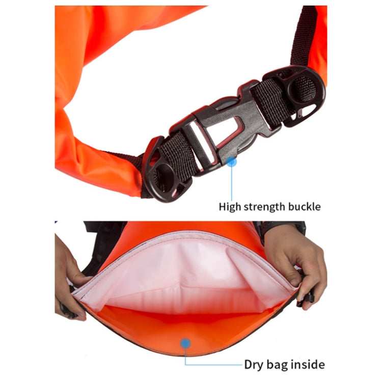 FT2092 Thickened Anti-Drowning Buoyancy Bag Children Drift Waterproof Bag(Orange Red)