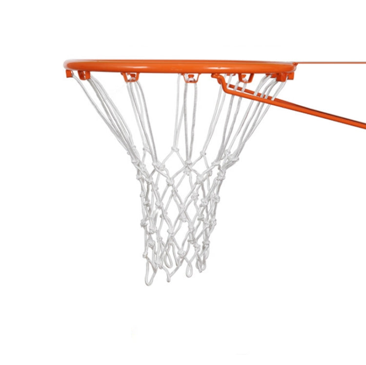 2 Pairs Outdoor Round Rope Basketball Net, Colour: 5.0mm Heavy Polyester(White)