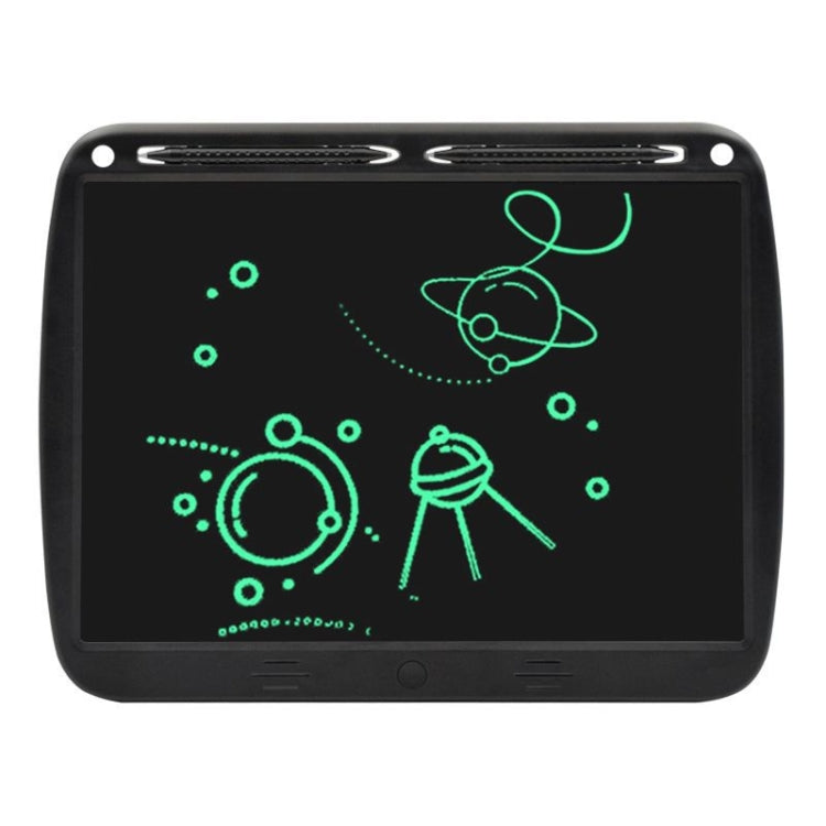 15inch Charging Tablet Doodle Message Double Writing Board LCD Children Drawing Board, Specification: Monochrome Lines (Black)