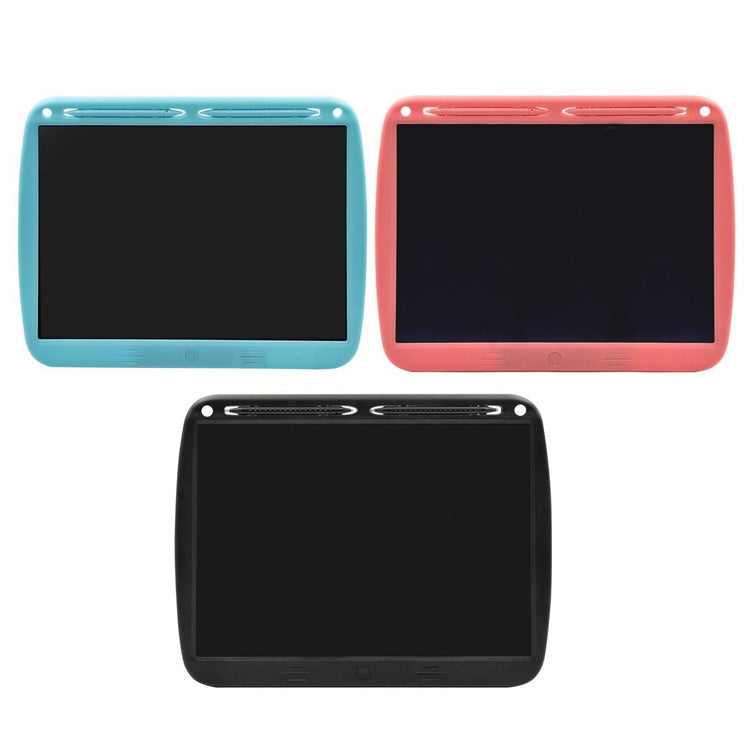 15inch Charging Tablet Doodle Message Double Writing Board LCD Children Drawing Board, Specification: Blue Colorful Lines (Blue)
