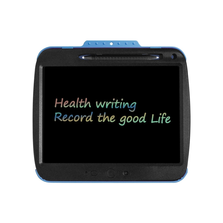 9 Inch Charging LCD Copy Writing Panel Transparent Electronic Writing Board, Specification: Colorful Lines (Black)