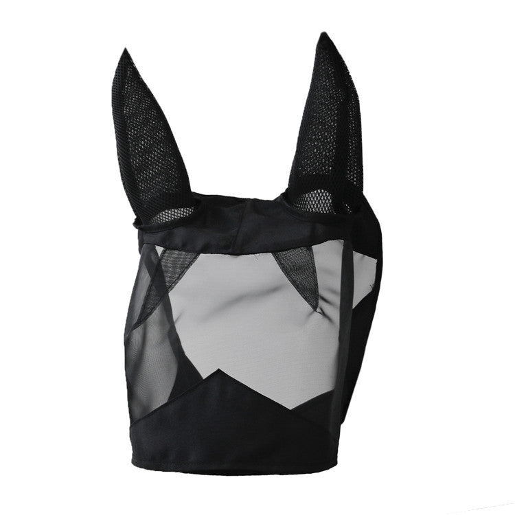 MTP-636 Breathable And Comfortable Outdoor Anti-Mosquito Horse Mask Detachable Horse Face Mask, Size: M