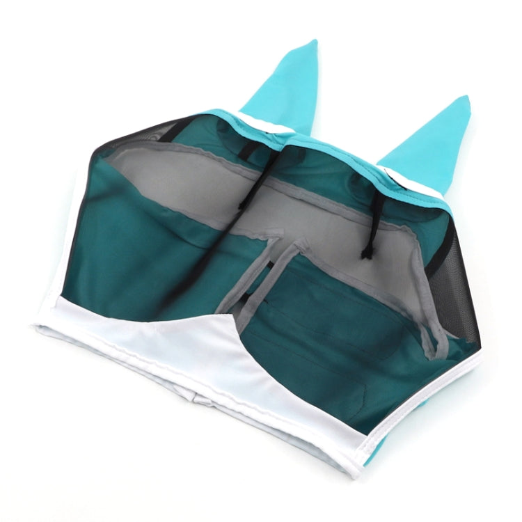 Elastic Breathable Horse Mask Anti-Mosquito And Insect-Proof Cover, Specification: S: 71x112x35cm