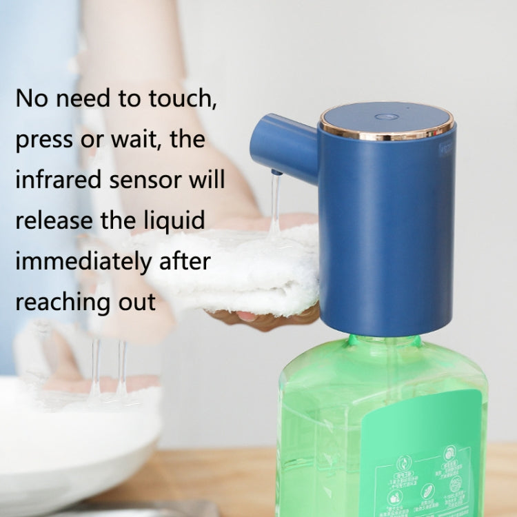 D29 Intelligent Sensor Soap Dispenser Infrared Portable Contact-Free Household Automatic Detergent(Ice Green)