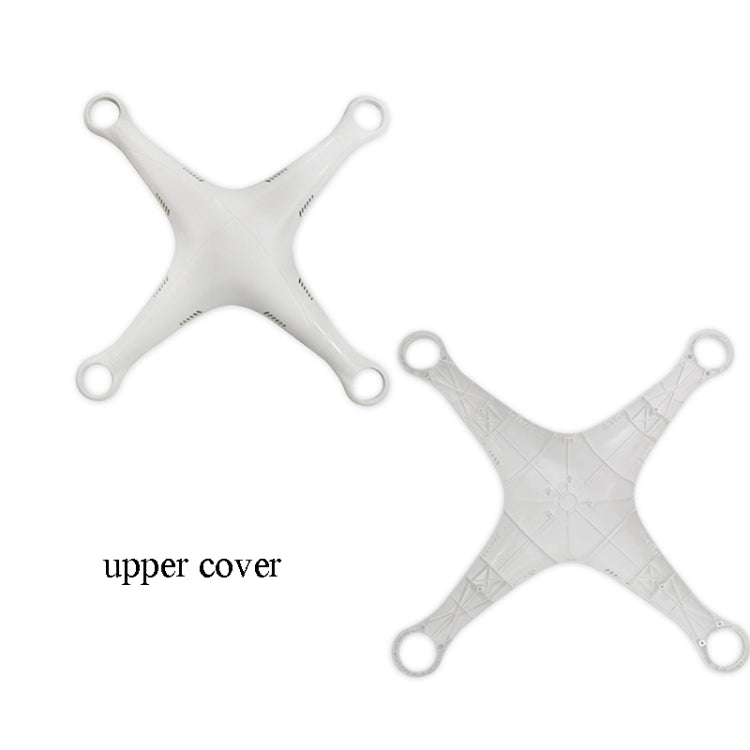 For DJI Phantom 3 Pro / Advanced Body Shell Upper Cover Bottom Cover Landing Gear Kits(White)