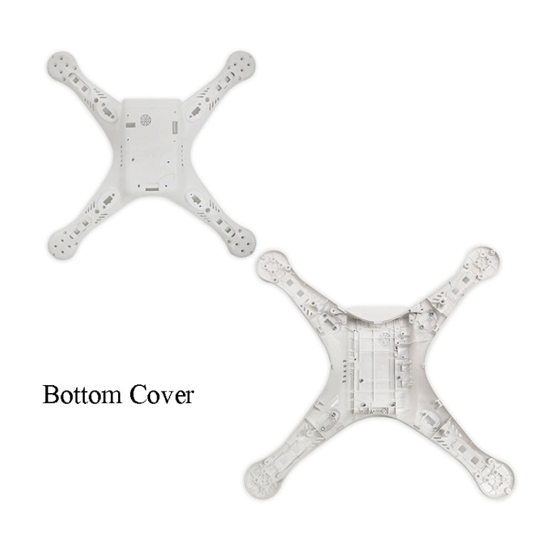 For DJI Phantom 3 Pro / Advanced Body Shell Upper Cover Bottom Cover Landing Gear Kits(White)