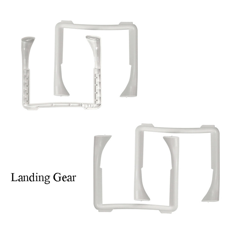 For DJI Phantom 3 Pro / Advanced Body Shell Upper Cover Bottom Cover Landing Gear Kits(White)