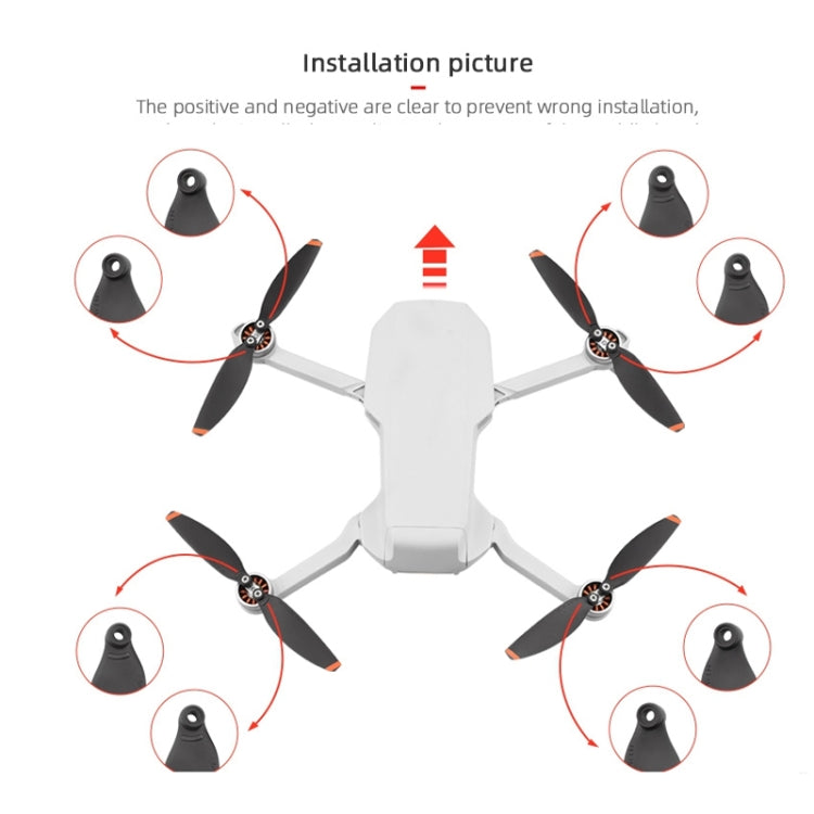 2 Pairs 4726 Light Weight Props Blade Screw Wing Propeller  For DJI Mavic Mini 2(Colorful)