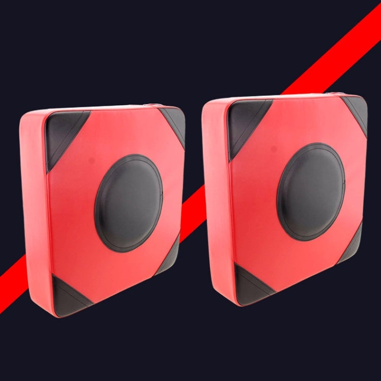 Two-color Imitation Leather Square Thickened Boxing Training Wall Target, Specification: 40x40x10 (Magic Stickers)