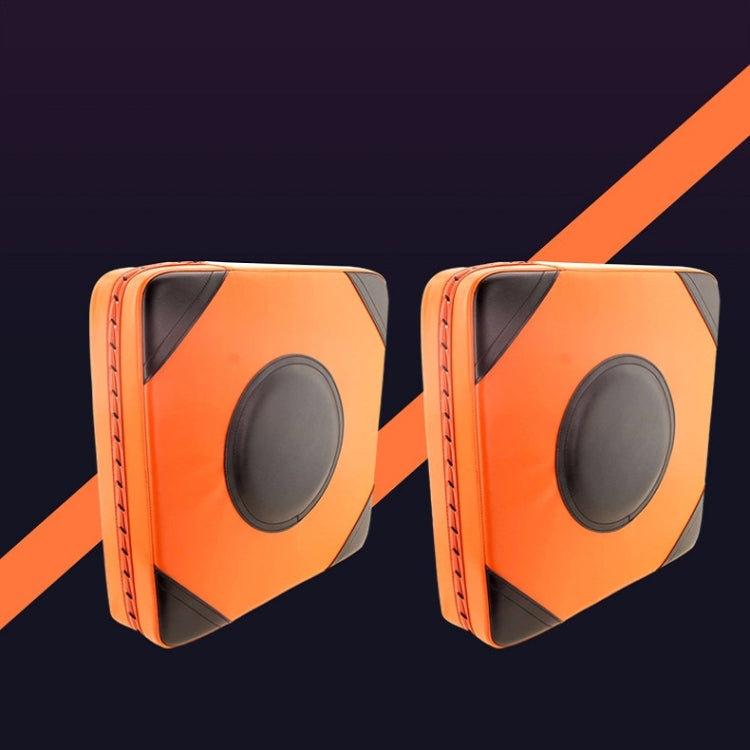 Two-color Imitation Leather Square Thickened Boxing Training Wall Target, Specification: 40x40x10 (Magic Stickers)