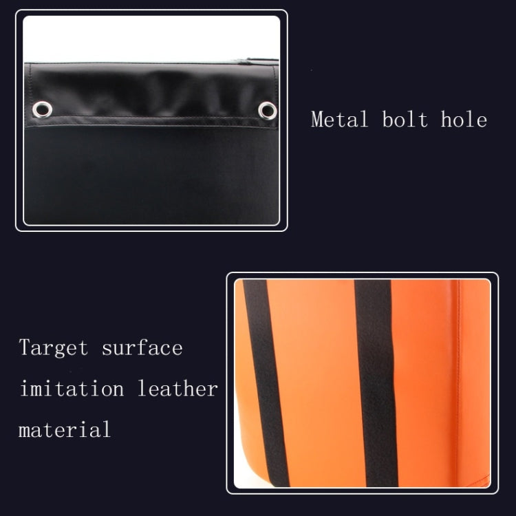 Two-color Imitation Leather Square Thickened Boxing Training Wall Target, Specification: 40x40x10 (Magic Stickers)
