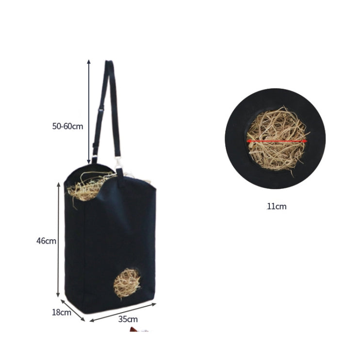 2 PCS Hay Bag Feeding Horse Bag Stable Large Bag Convenient Horse Straw Bag