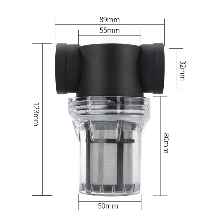 Water Pipe Front Plastic Filter Garden Irrigation Water Purifier, Specification: 1 inch Interface 80 Mesh