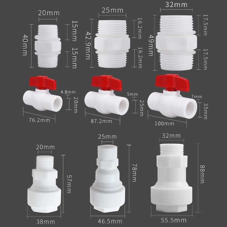 Water Pipe Front Plastic Filter Garden Irrigation Water Purifier, Specification: 1 inch 40 Mesh+Connector With Rubber Ring