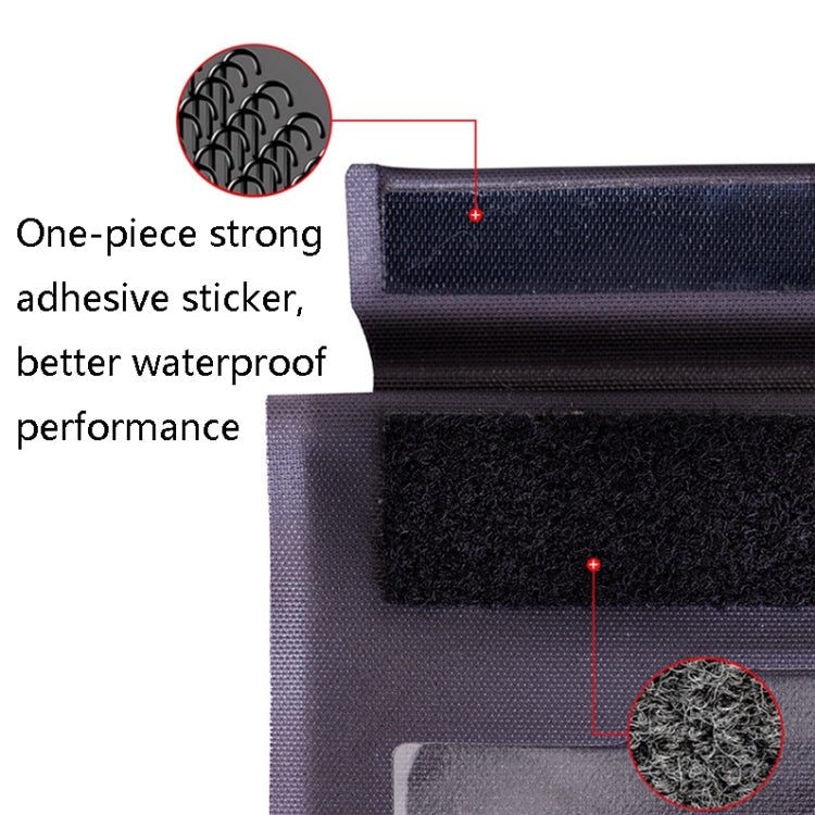 FT2088 Mobile Phone Waterproof Transparent Seal Bag Swimming TPU Mobile Phone Waterproof Case(Black)