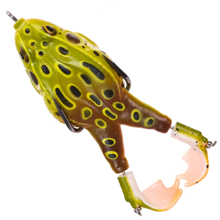 2 PCS Rotating Leg Thunder Frog Simulation Road Sub-Soft Bait, Specification: Small 7.5cm 8.5g