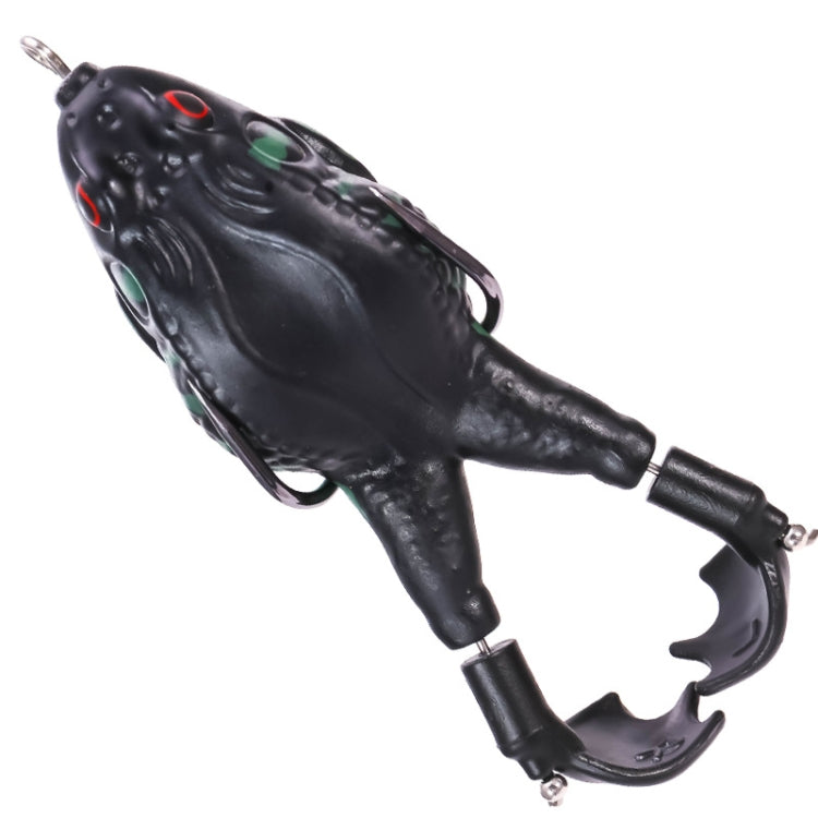2 PCS Rotating Leg Thunder Frog Simulation Road Sub-Soft Bait, Specification: Small 7.5cm 8.5g